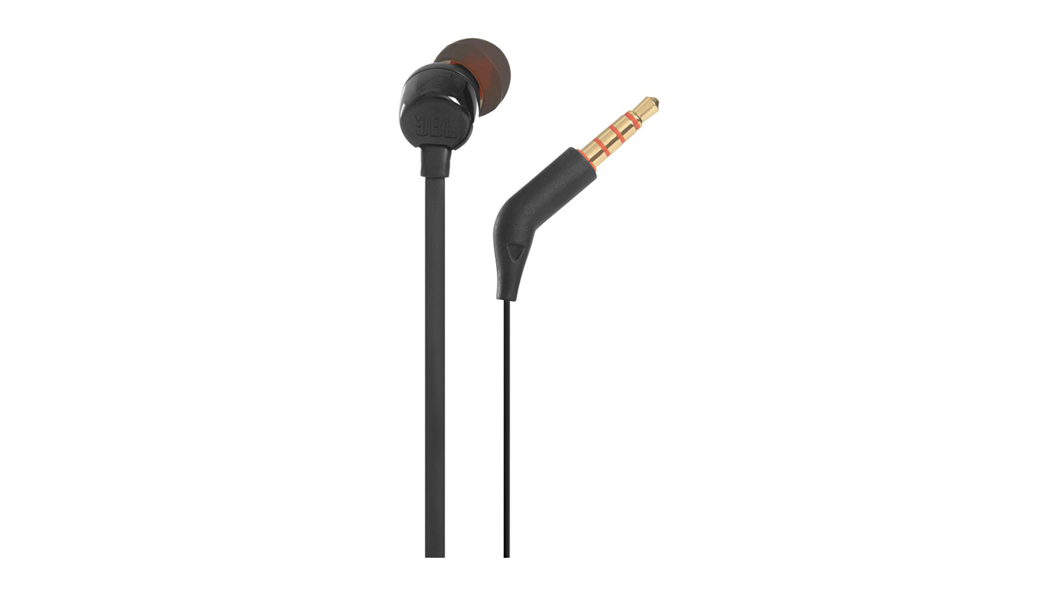 JBL TUNE 110 Wired In-Ear Headphones - Black (JBLT110BLKE)