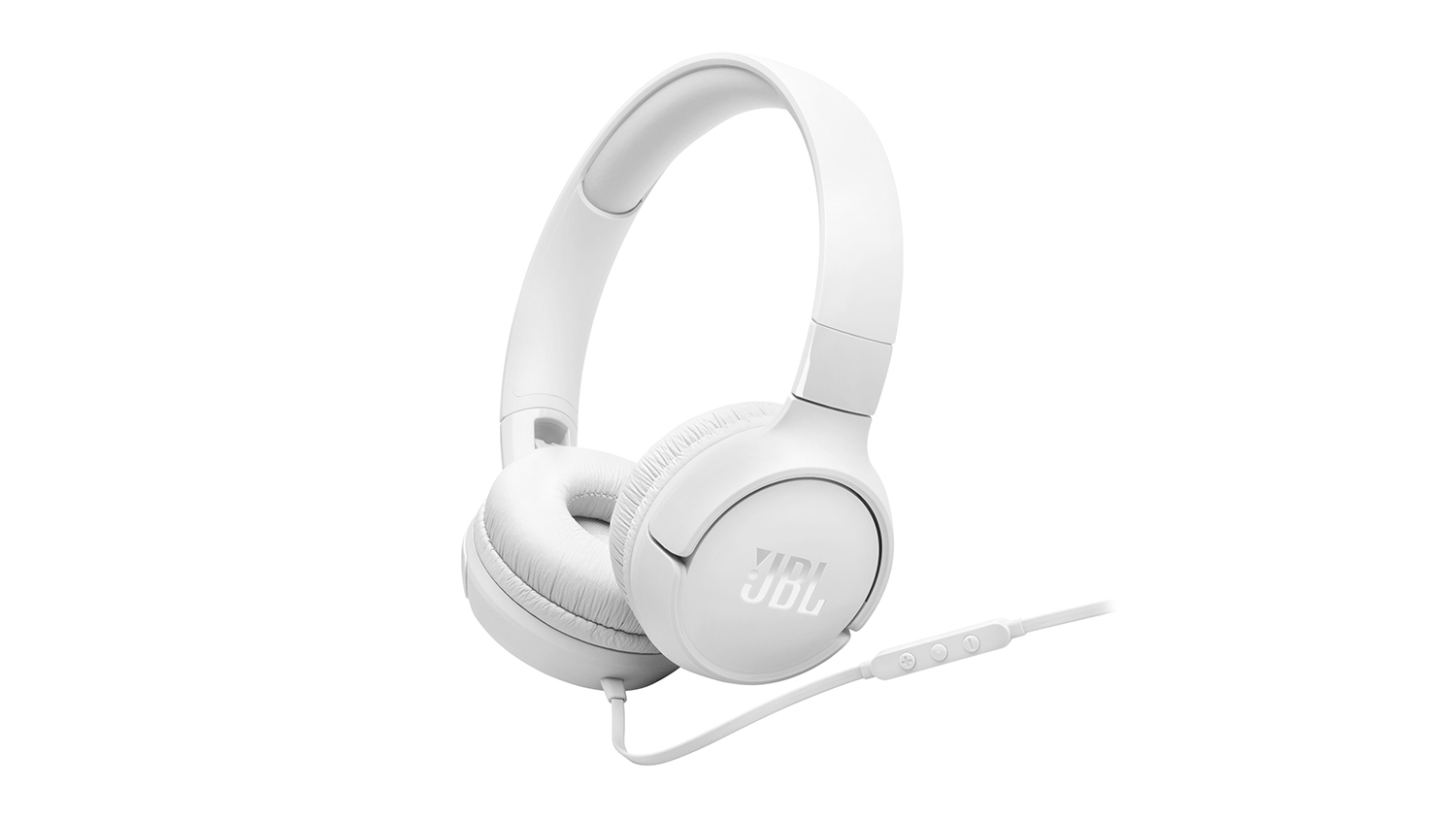 JBL TUNE 520C Wired On-Ear Headphones - White (JBLT520CWHT)