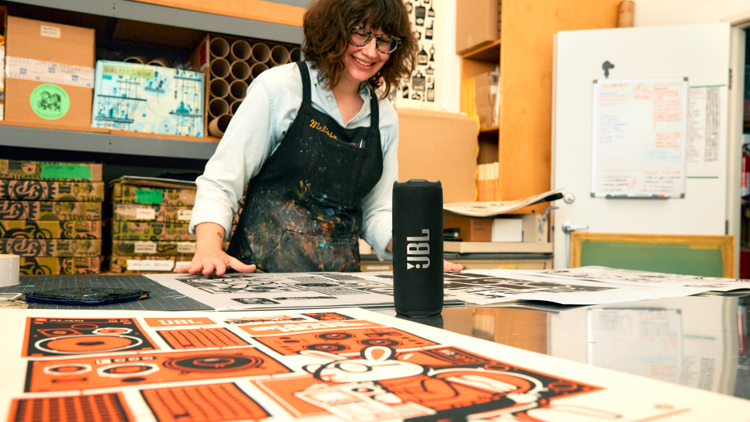 JBL Flip 7 Portable Bluetooth Speaker - Black (JBLFLIP7BLK)