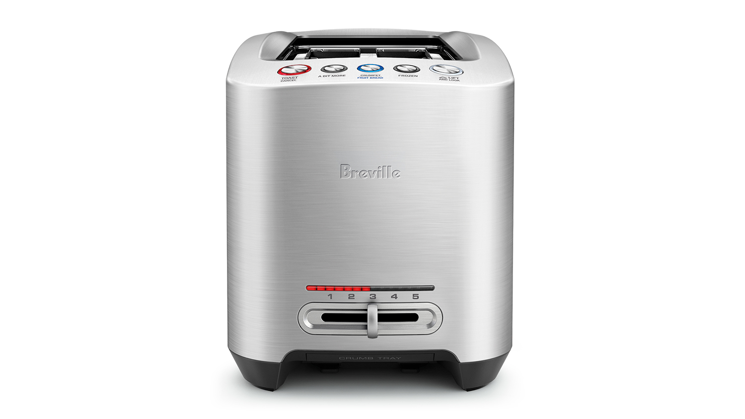 Breville the Smart Toast 4 Slice Long Slot Toaster - Brushed Aluminium (BTA830BSS)