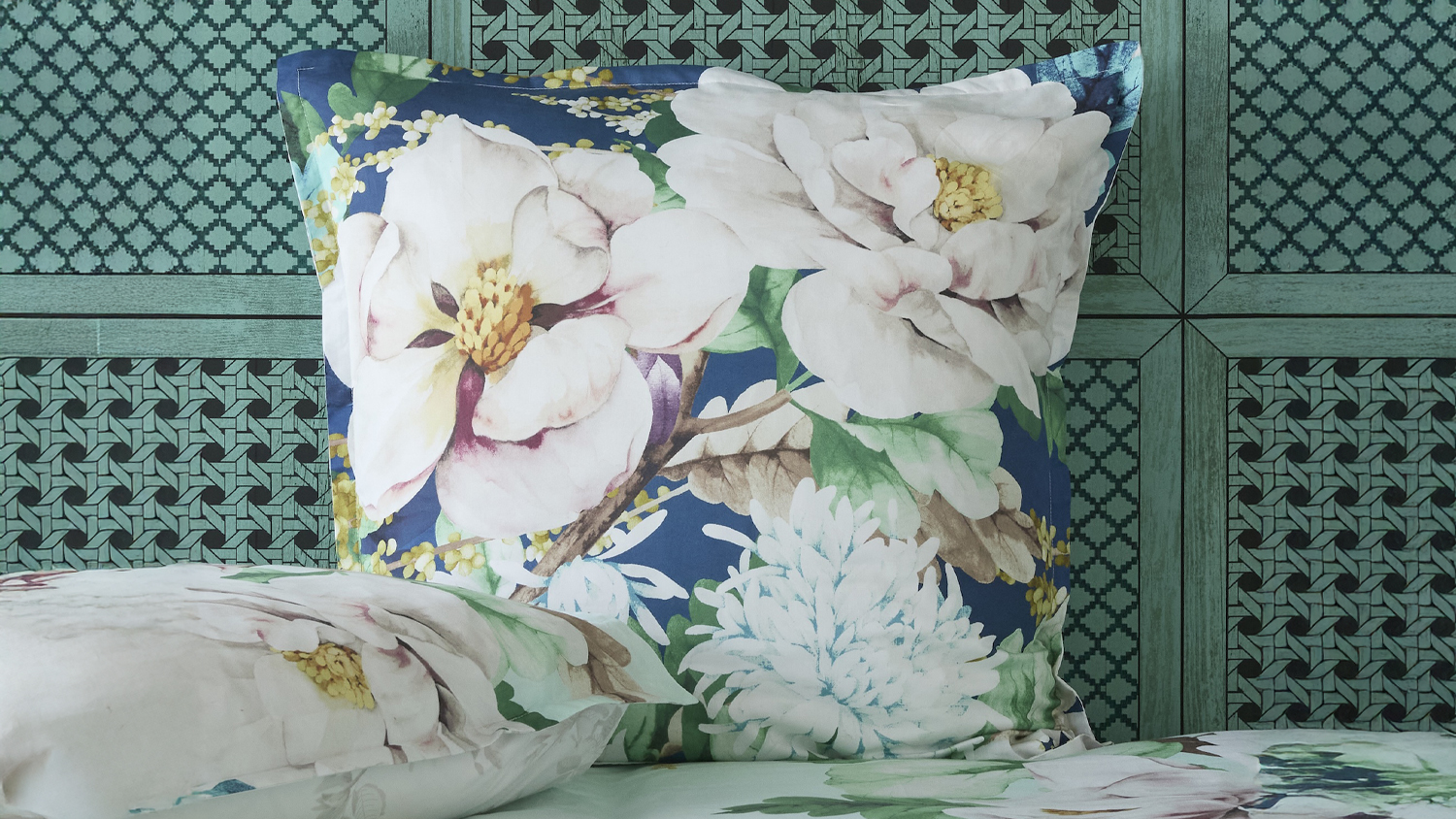 Jardin Sage European Pillowcase by Luxotic