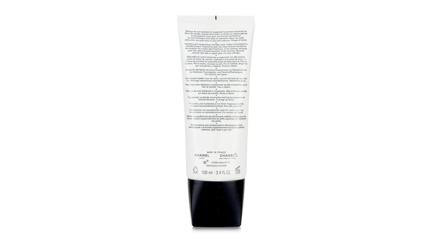 Chanel Hydra Beauty Masque De Nuit Au Camelia Hydrating Oxygenating Overnight Mask - 100ml/3.4oz