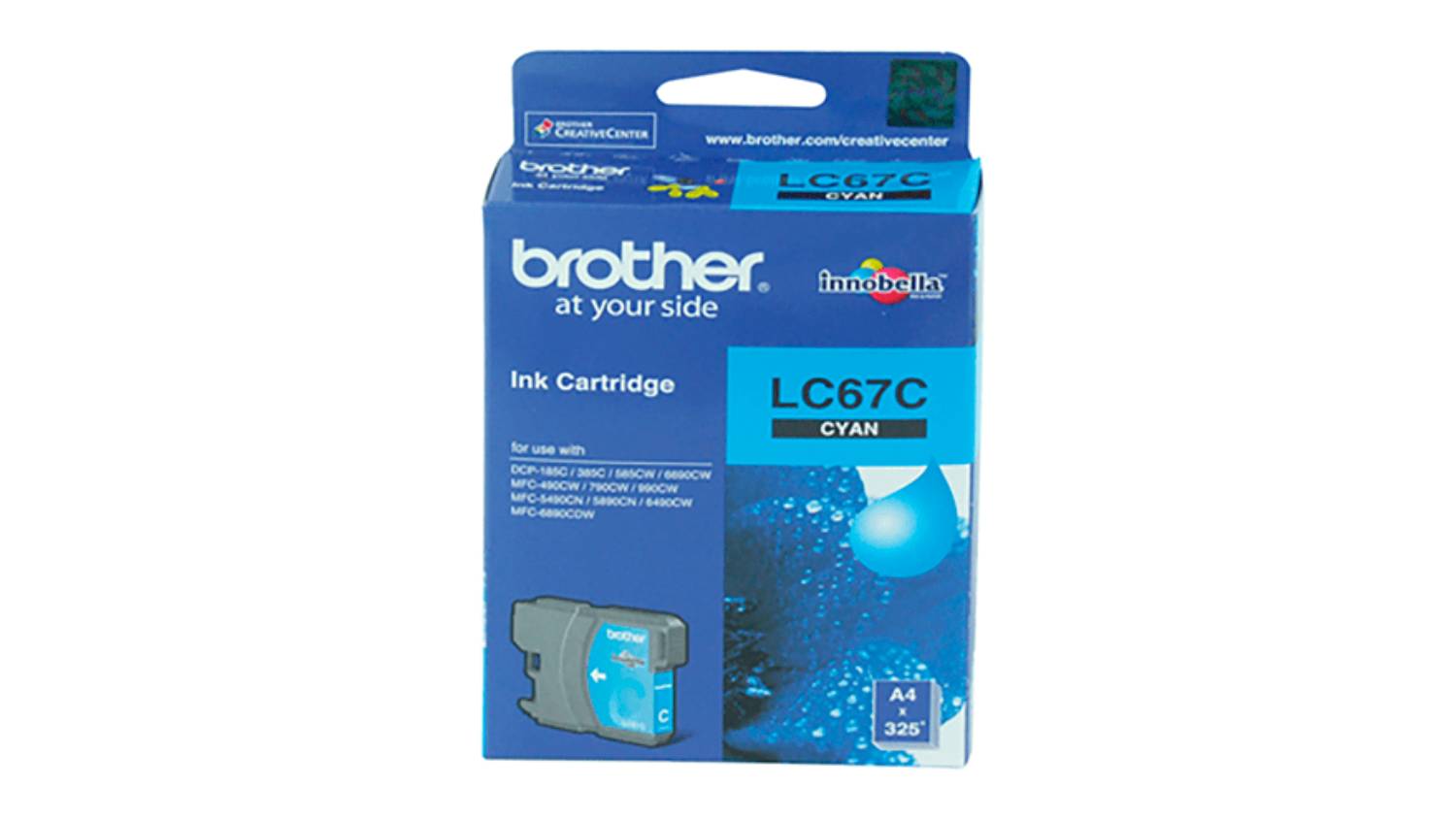 Brother LC67 Cyan Printer Ink Cartridge