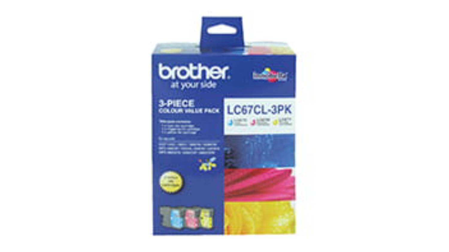 Brother LC67 Colour Printer Ink Pack 3pcs.