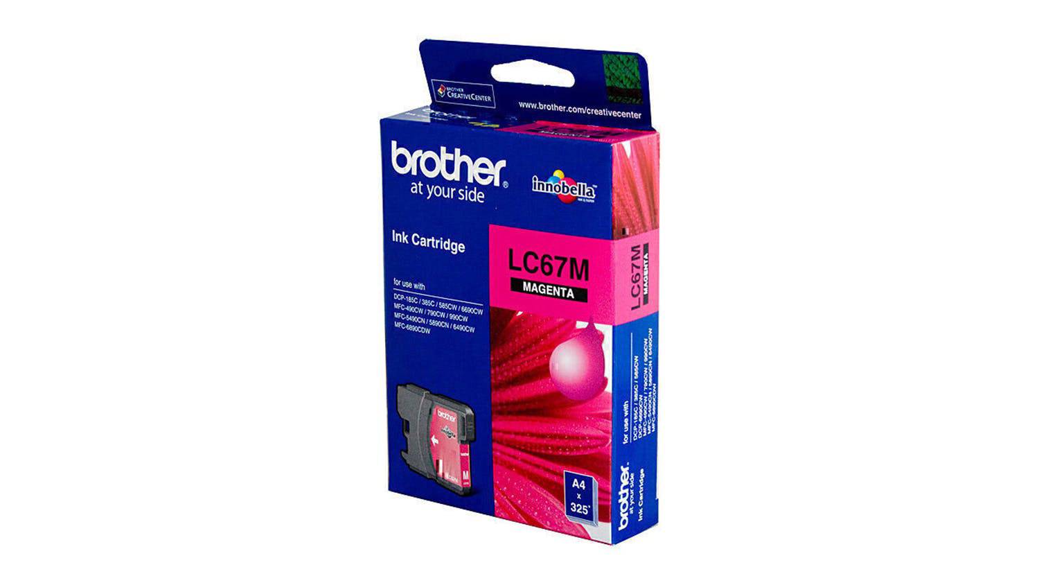 Brother LC67 Magenta Printer Ink Cartridge