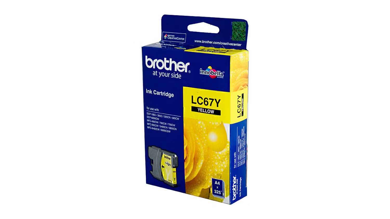 Brother LC67 Yellow Printer Ink Cartridge