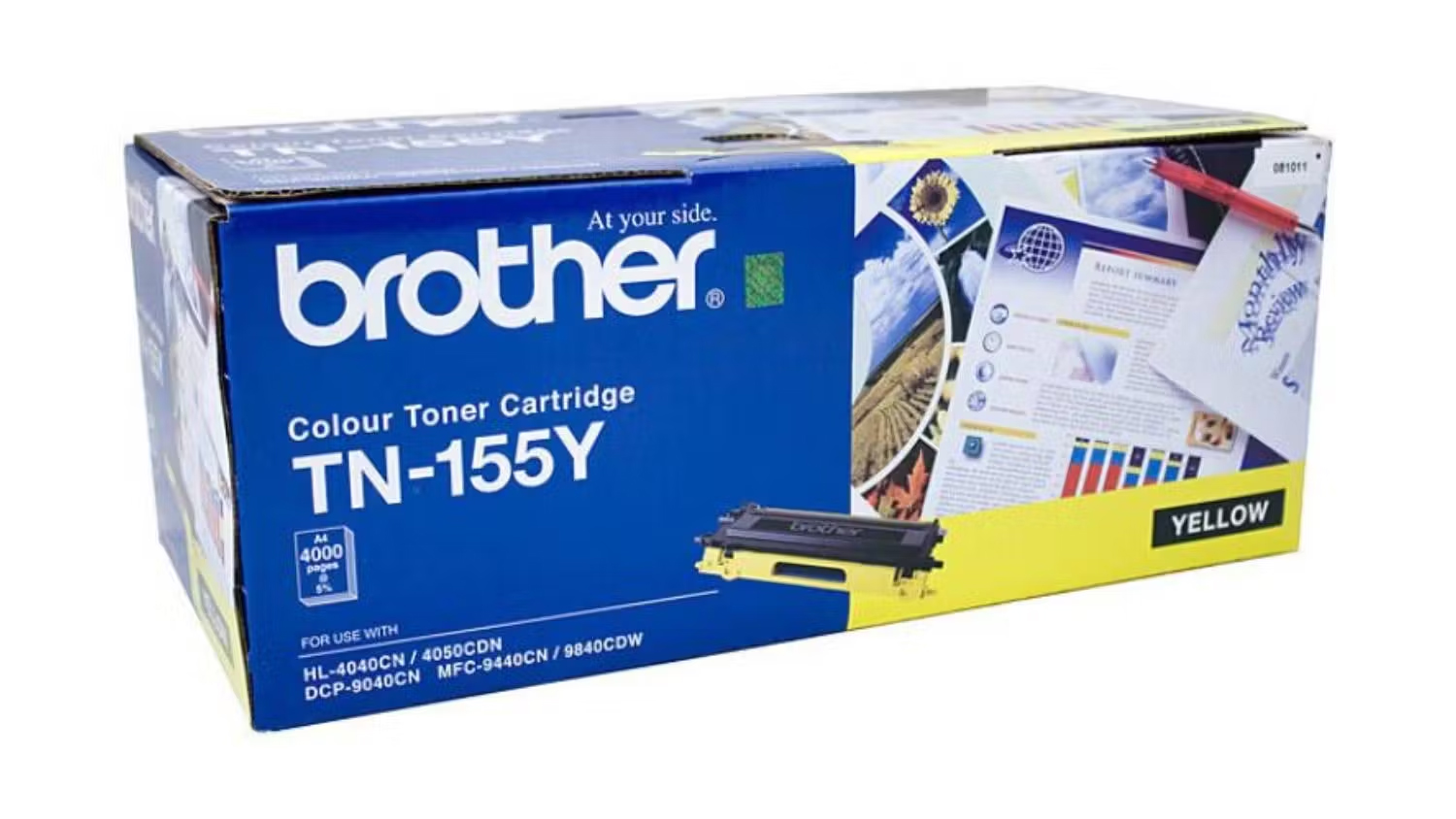 Brother TN155 Yellow Printer Toner Cartridge