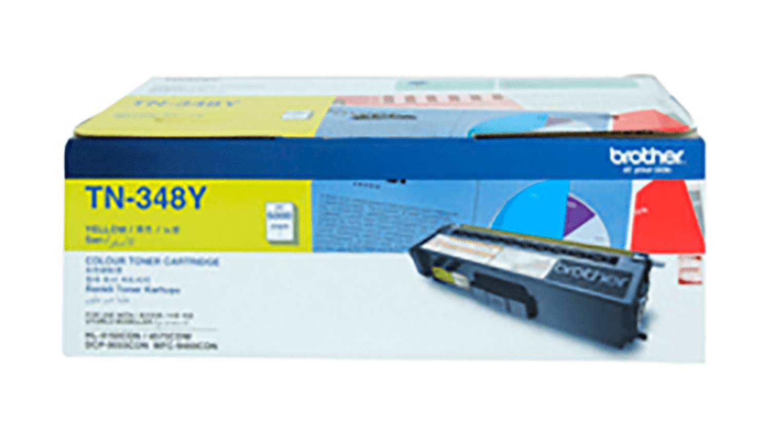 Brother TN348 Yellow Printer Toner Cartridge