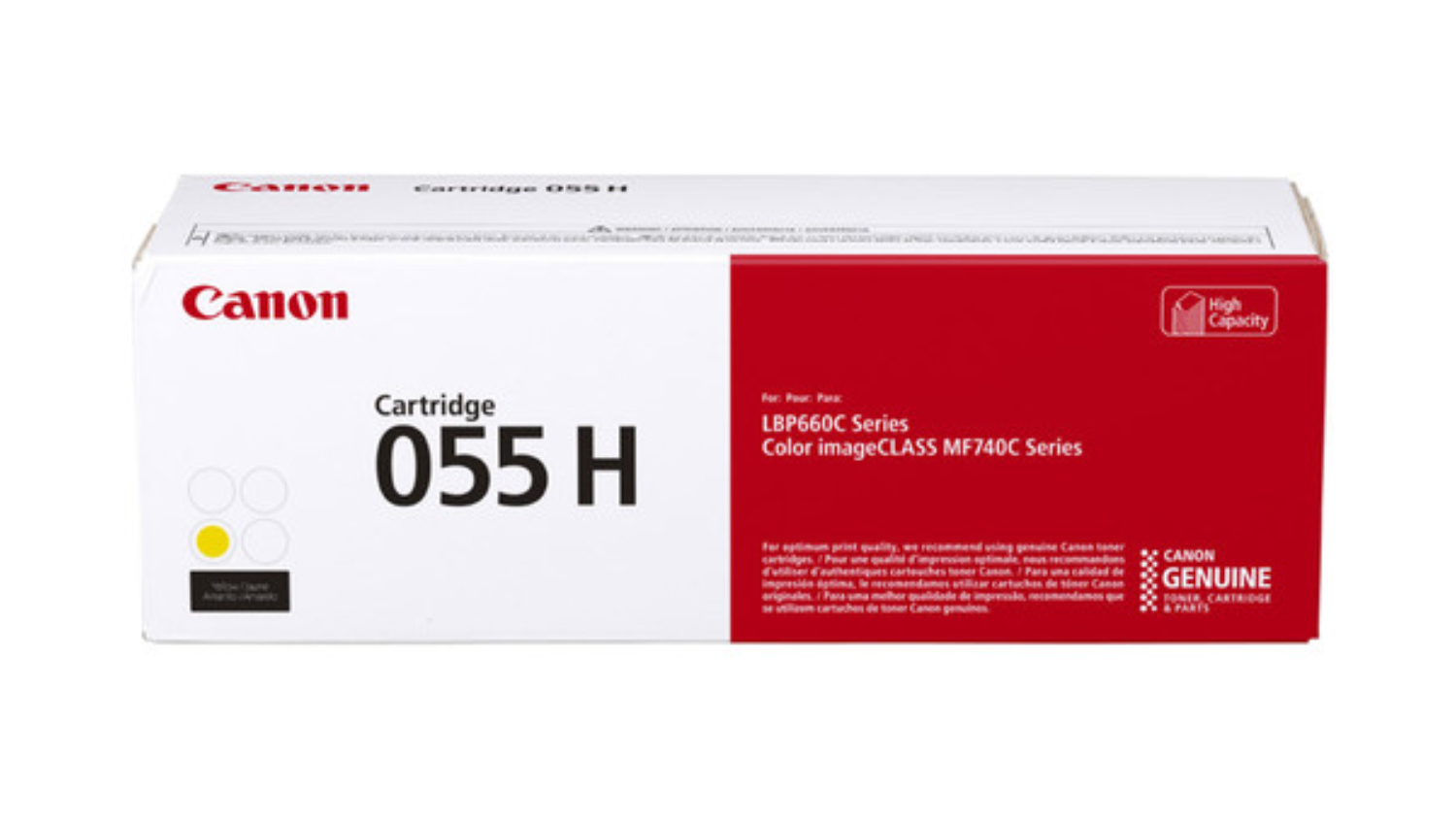 Canon CART055 Yellow High Yield Replacement Printer Toner Cartridge