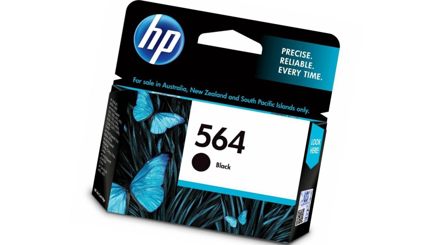 HP #564 Black Printer Ink Cartridge CB316WA