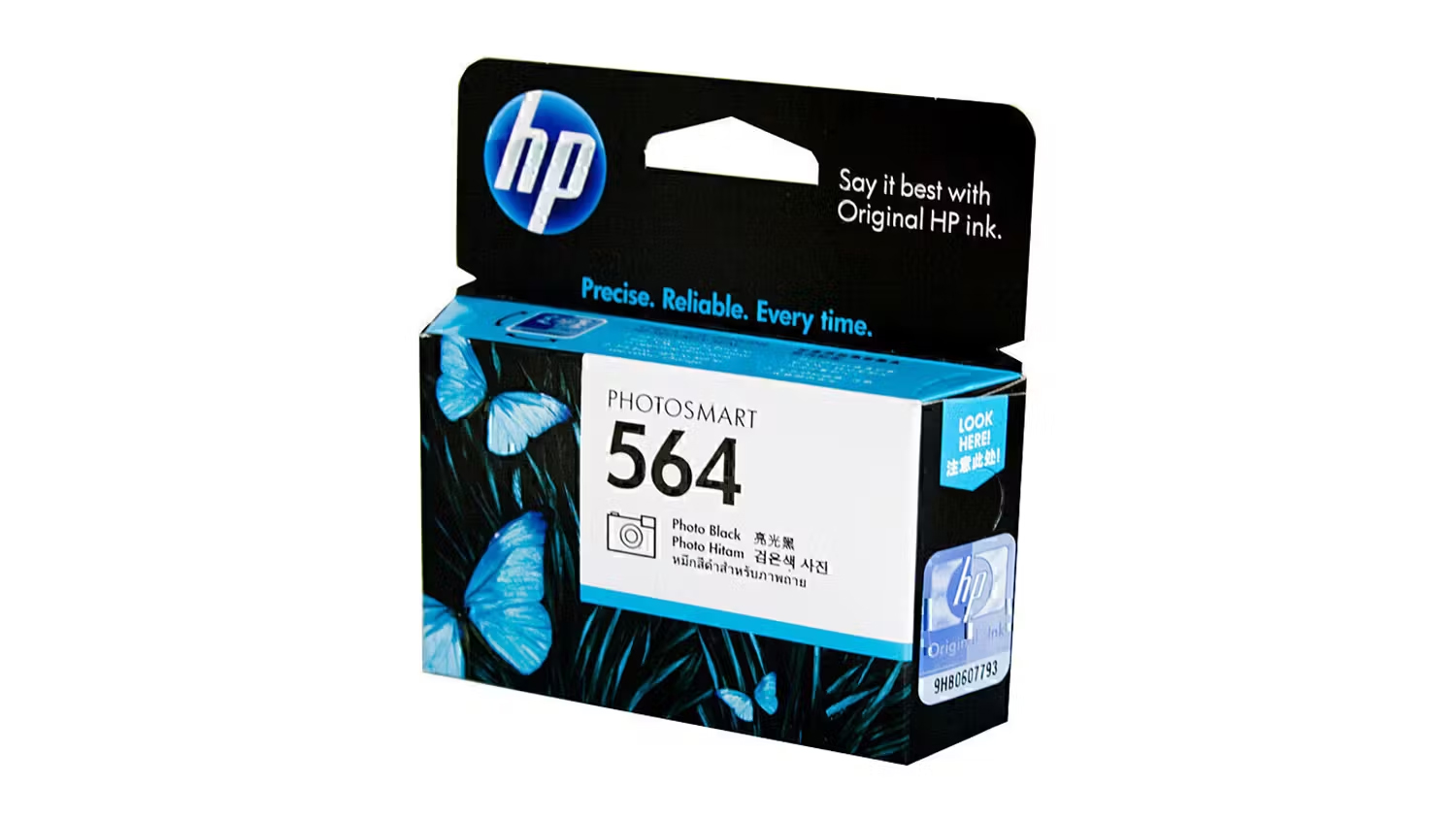 HP #564 Black Photo Printer Ink Cartridge CB317WA