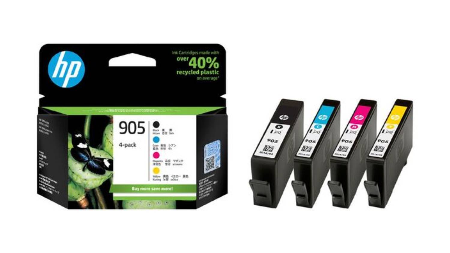 HP #905 Full Colour Printer Ink Combo Pack