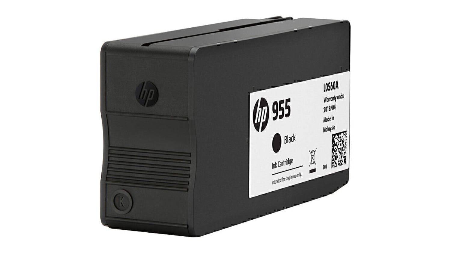 HP #955 Black Original Printer Ink Cartridge 23.5ml L0S60AA