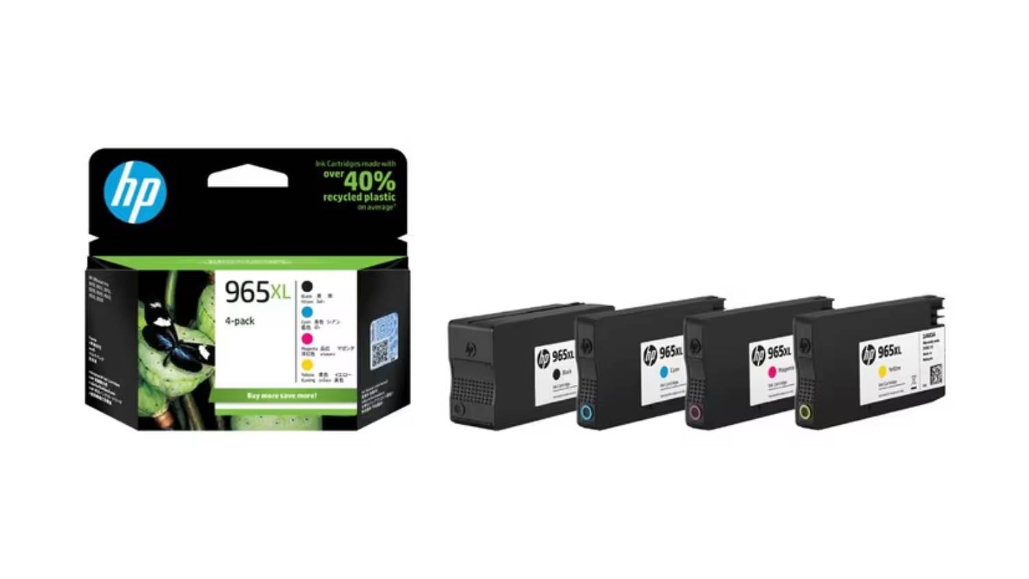 HP #965XL Full Colour Thermal Printer Ink Cartridge Combo Pack