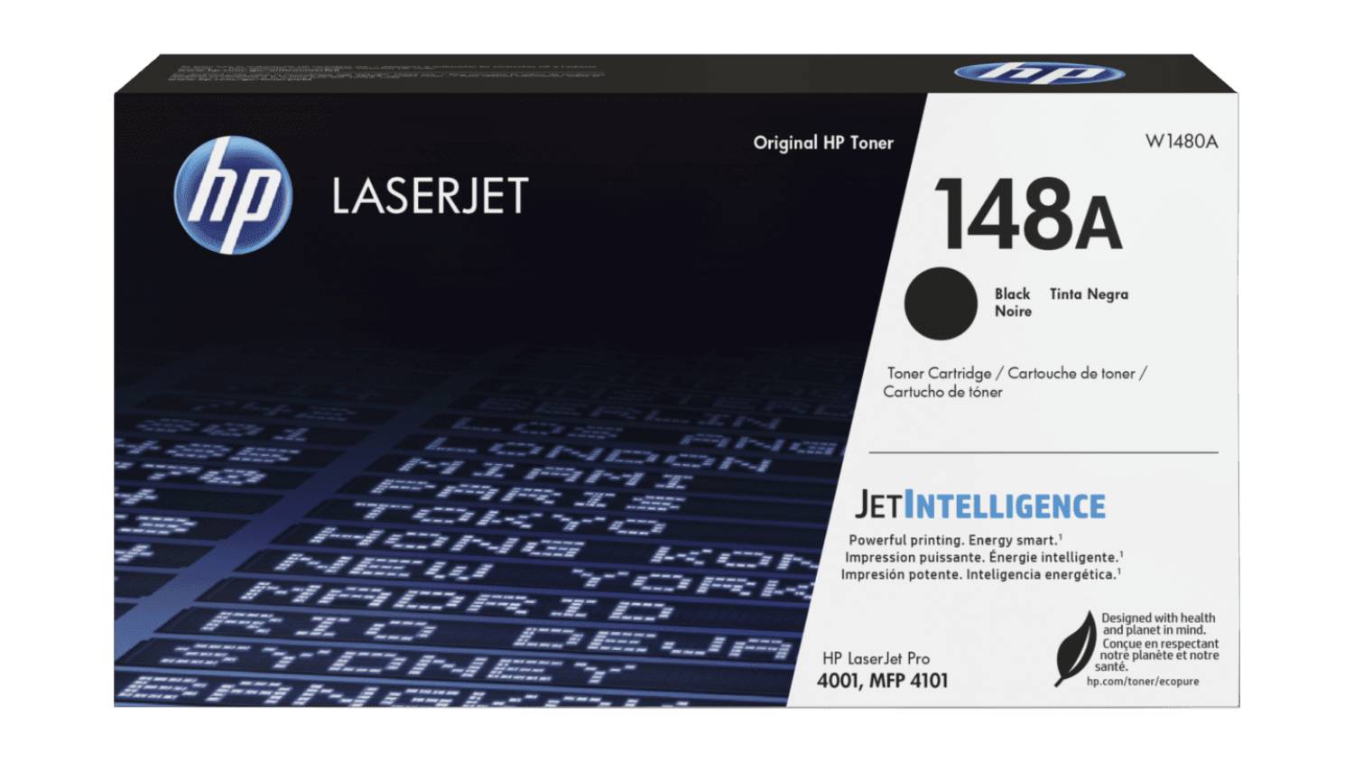 HP #148A Black Original LaserJet Printer Toner Cartridge W1480A