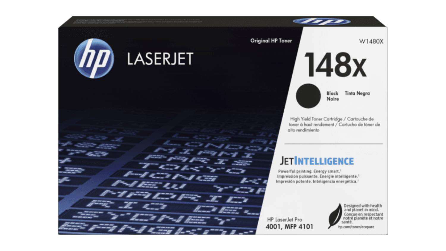 HP #148X Black High Yield LaserJet Printer Toner Cartridge W1480X