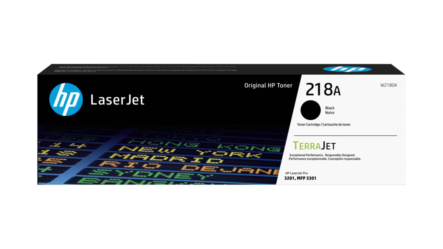 HP #218A Black Original LaserJet Printer Toner Cartridge W2180A