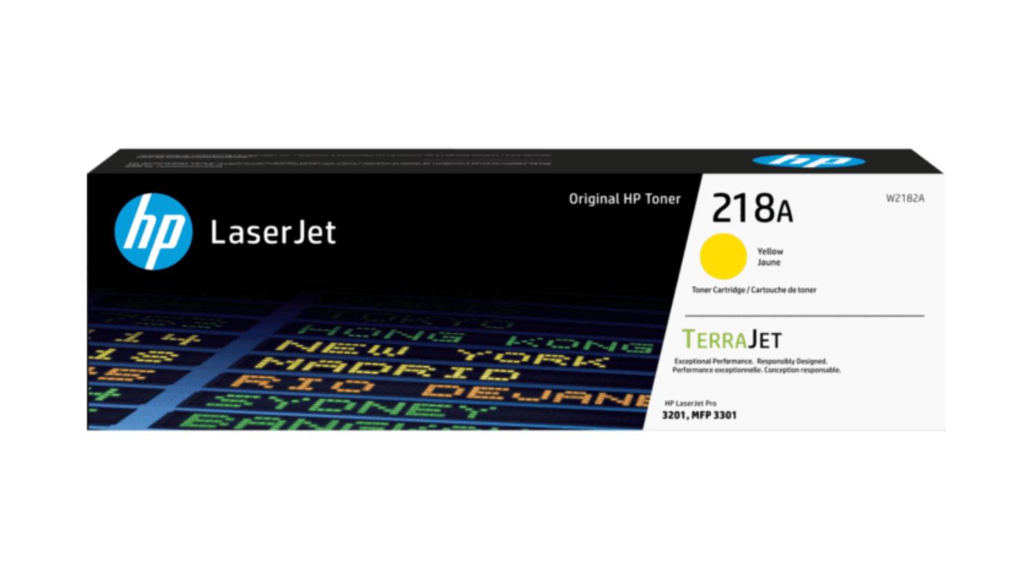 HP #218A Yellow Original LaserJet Printer Toner Cartridge W2182A