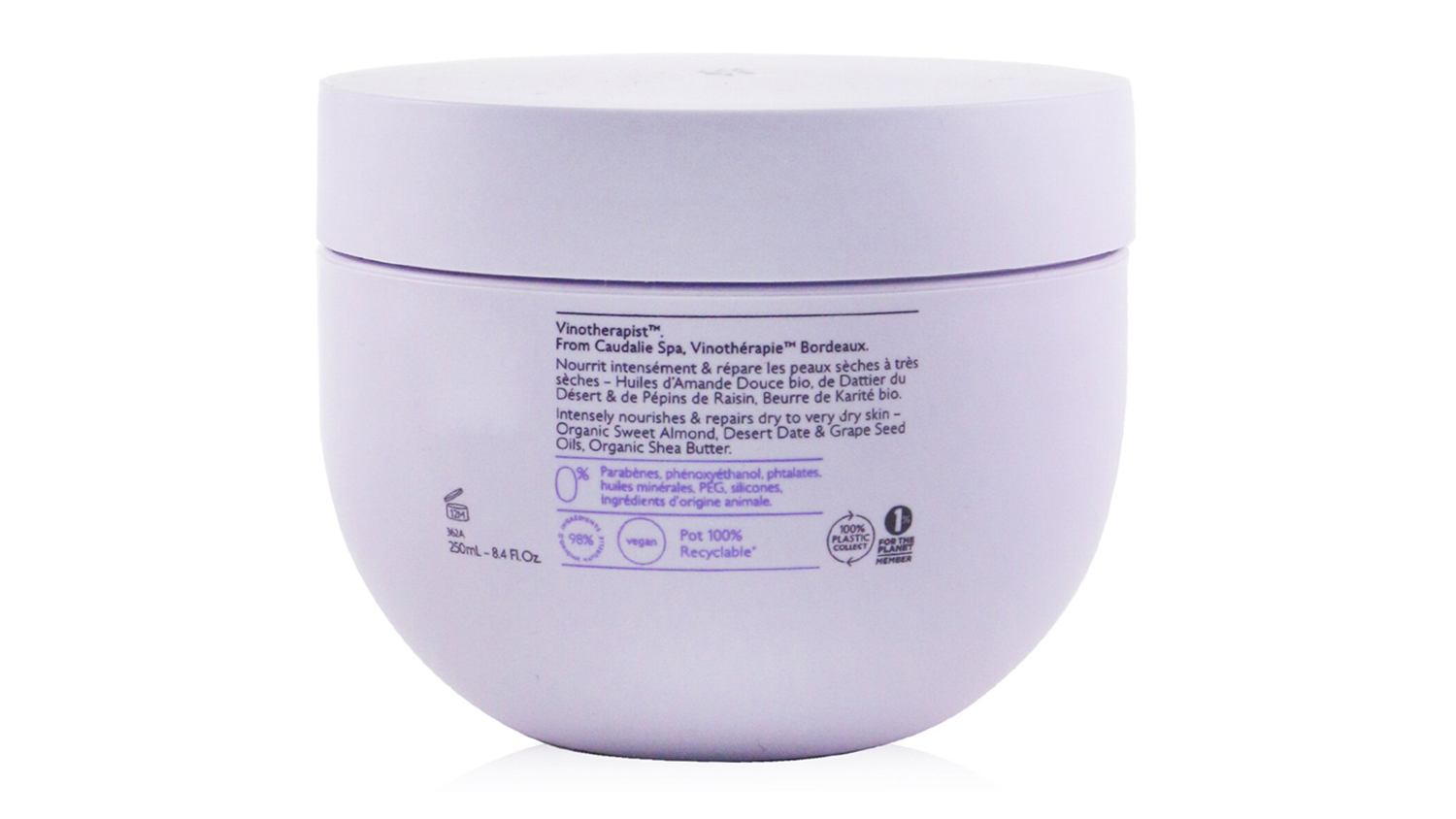 Caudalie Vinotherapist Replenishing Vegan Body Butter - 250ml/8.4oz