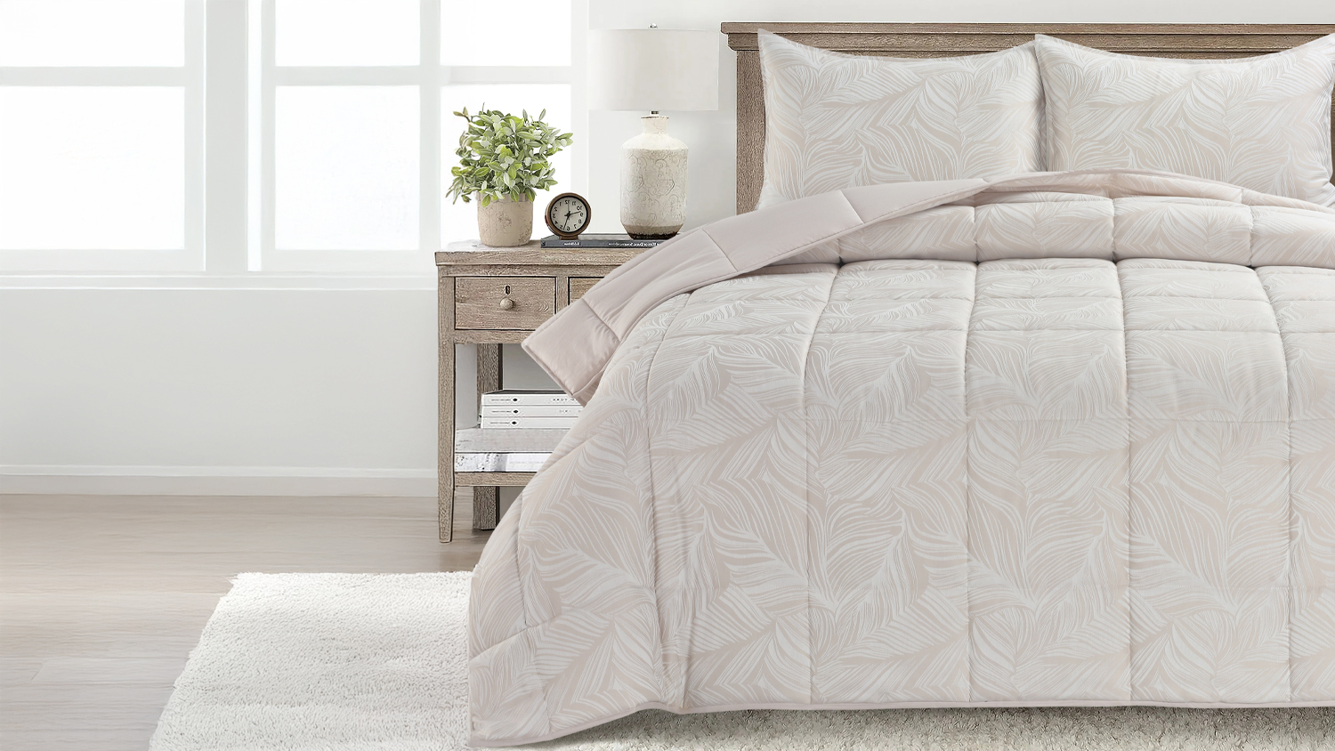 Cove Natural 3 Piece Comforter Set