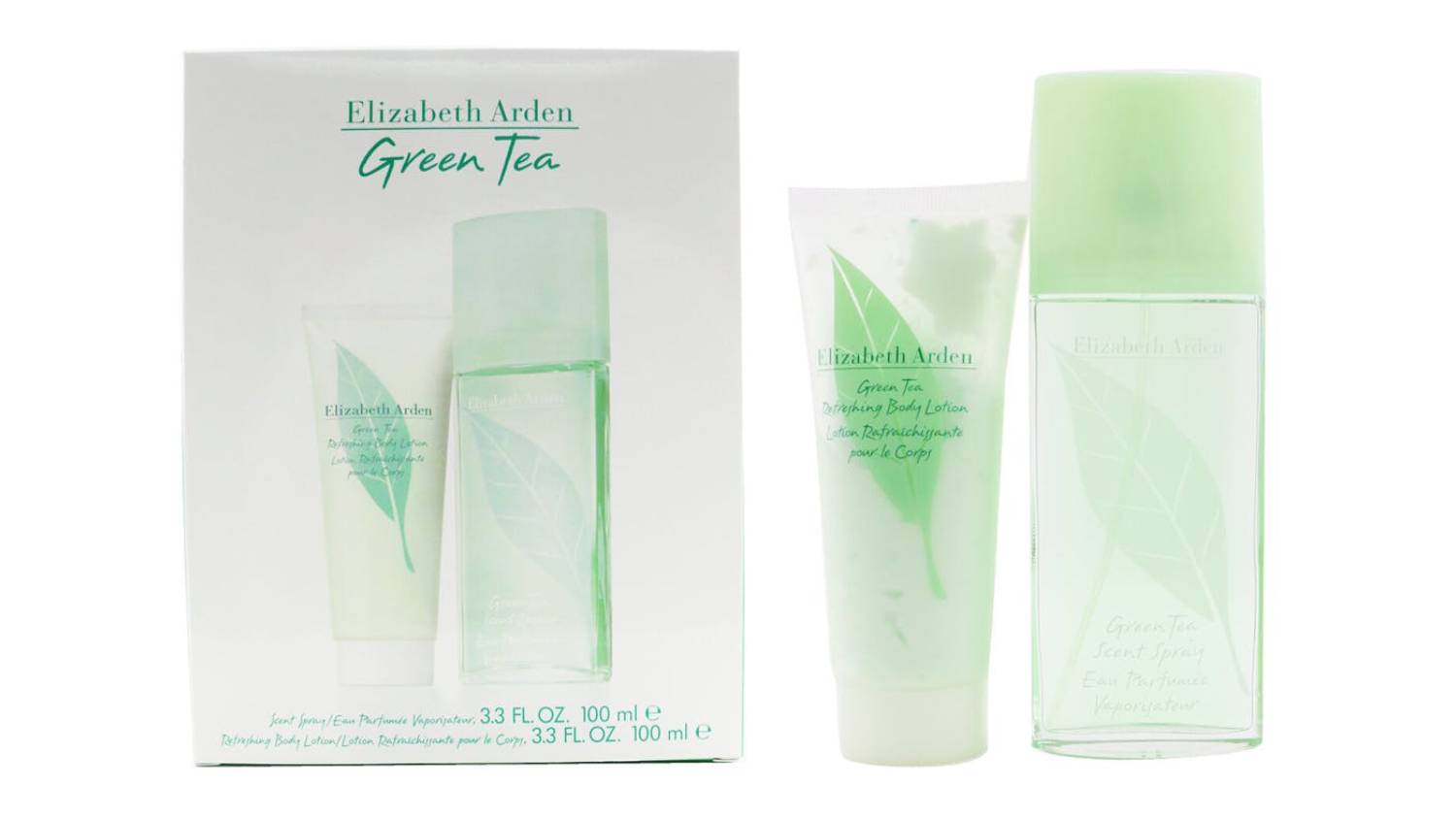 Elizabeth Arden Green Tea Coffret: Eau Perfume Spray 100ml/3.3oz + Refreshing Body Lotion 100ml/3.3oz - 2pcs