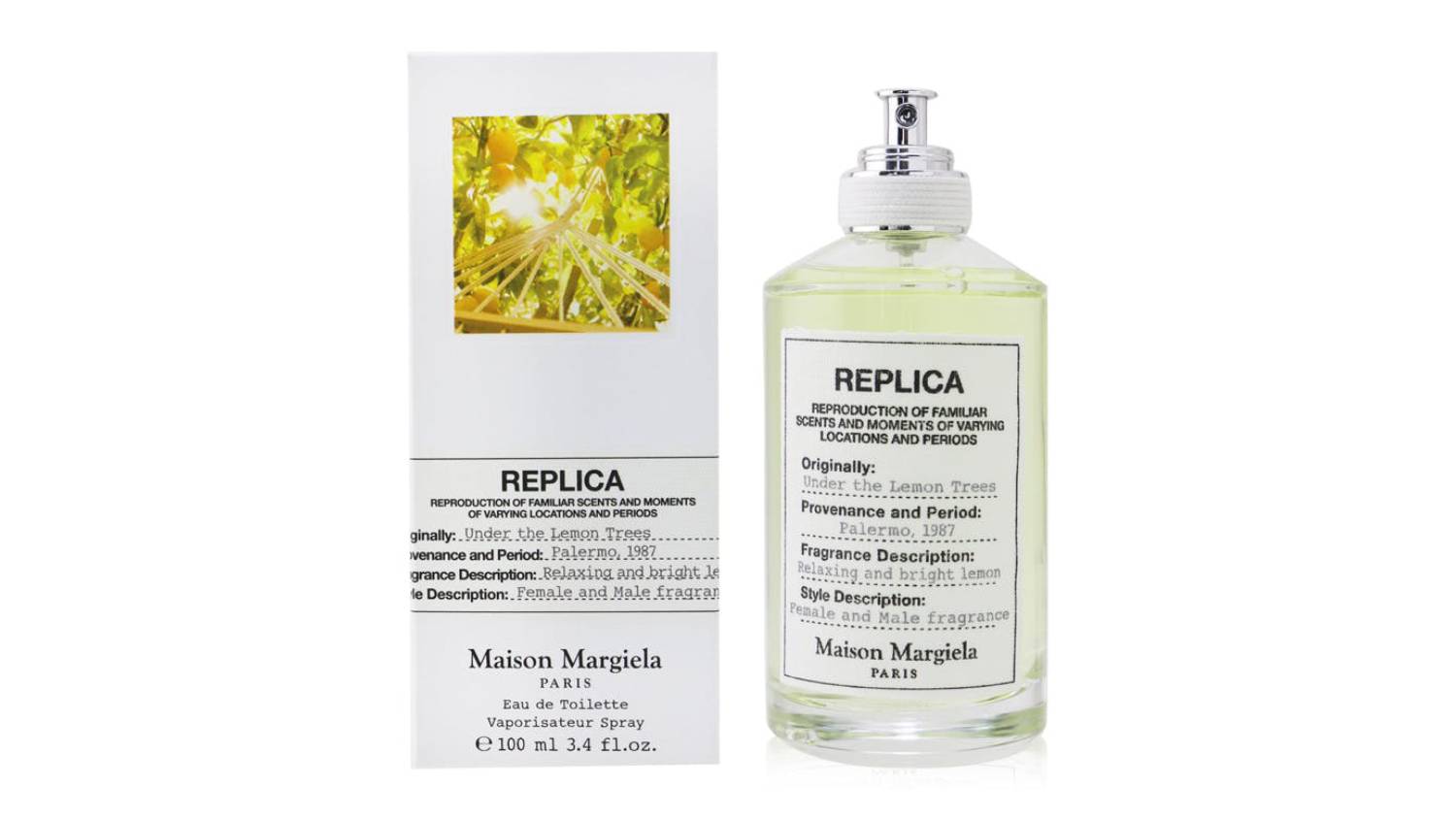 Maison Margiela Replica Under The Lemon Trees Eau De Toilette Spray - 100ml/3.4oz