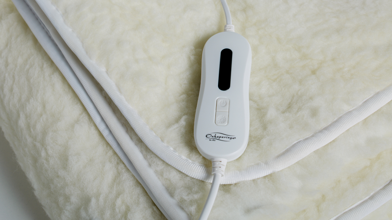 New Zealand Wool Fitted Electric Blanket by Onkaparinga