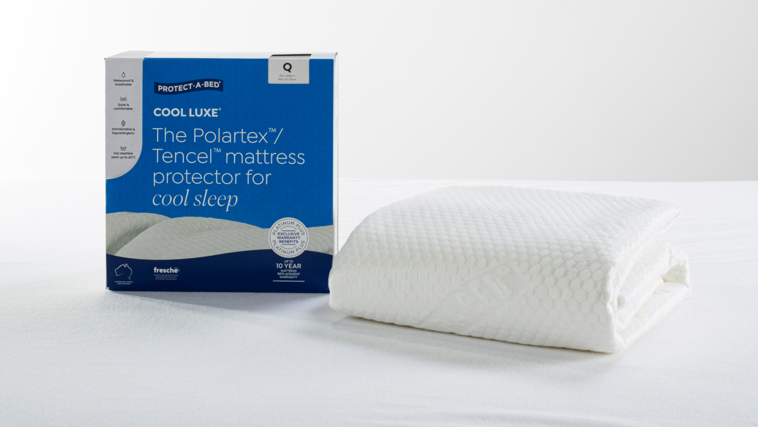 Cool Luxe Fresche Single Mattress Protector by Protect-A-Bed
