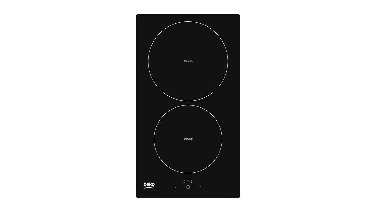 Beko 30cm 2 Zone Induction Cooktop - Black Glass (HDMI32401DT)