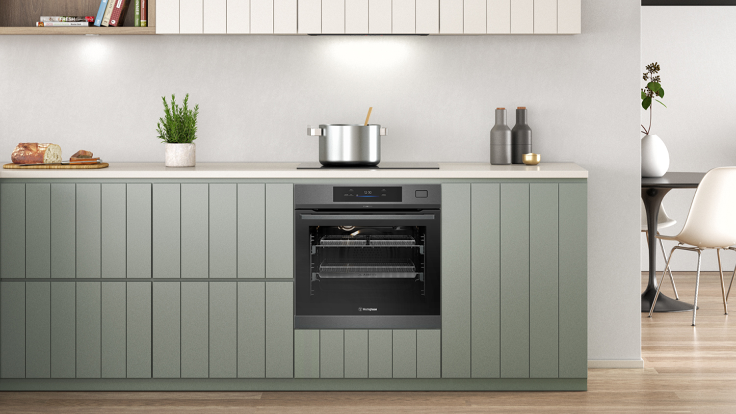 Westinghouse 60cm 4 Zone Induction Cooktop - Black Glass (WHI643BE)