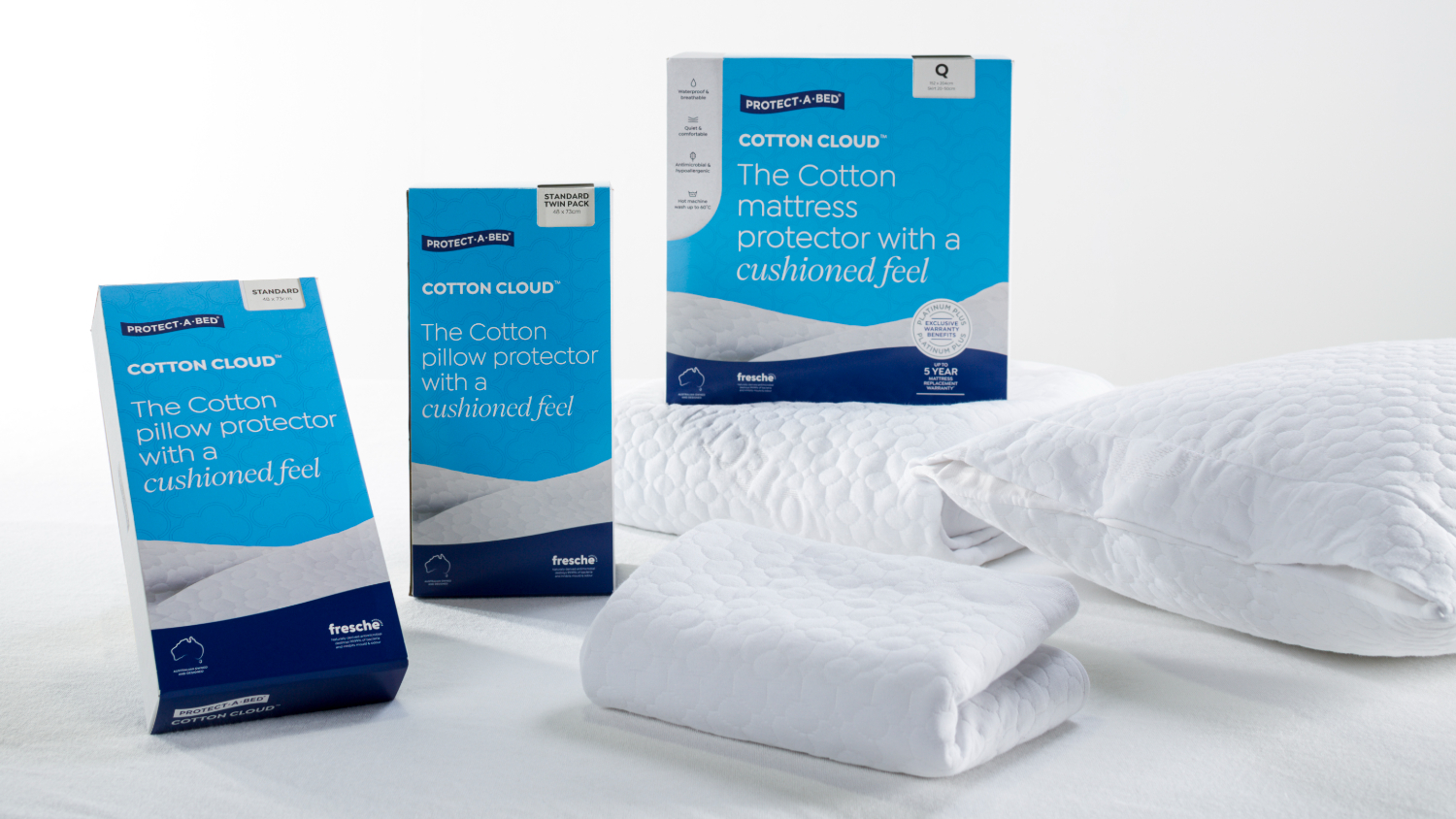 Cotton Cloud Fresche King Single Mattress Protector by Protect-A-Bed