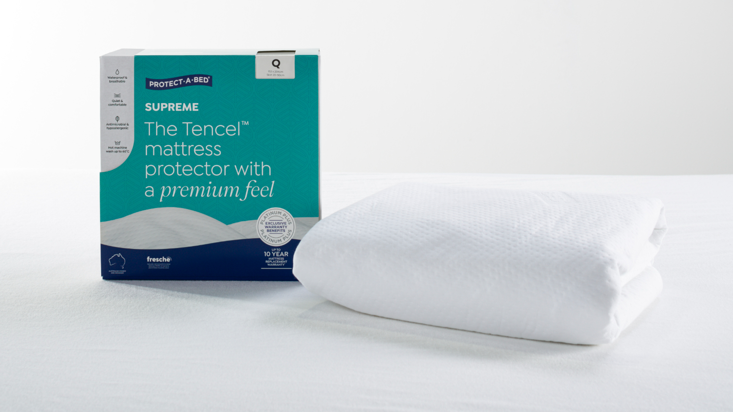 Supreme Fresche Single Mattress Protector by Protect-A-Bed