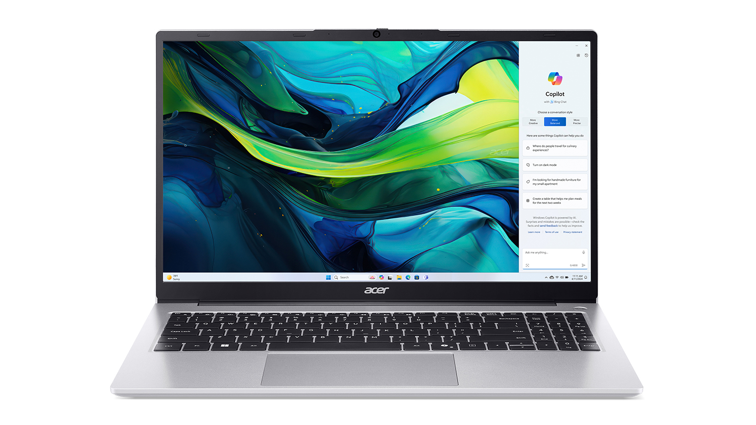 Acer Aspire Lite 15.6&quot; Laptop - AMD Ryzen7 8GB-RAM 512GB-SSD (NX.J54SA.001)