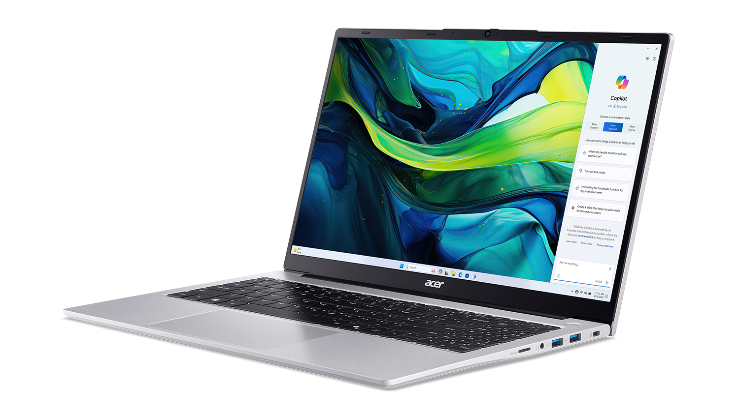 Acer Aspire Lite 15.6&quot; Laptop - AMD Ryzen7 8GB-RAM 512GB-SSD (NX.J54SA.001)