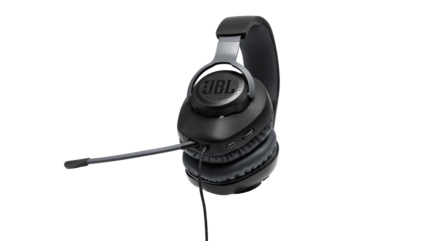JBL Free WFH Wired Over-Ear Headphones - Black