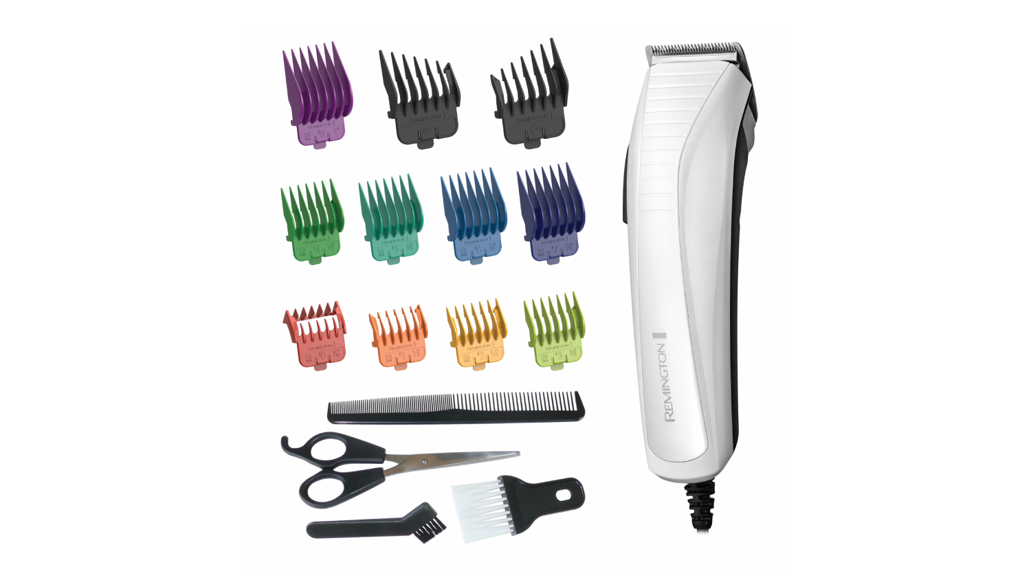 Remington Colourcut Corded Hair Clipper Kit - White (HC5035AU)
