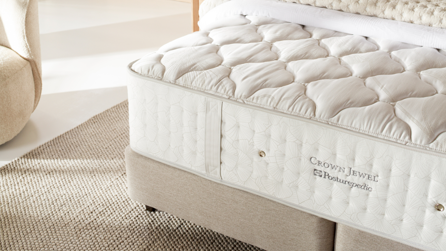 Crown Jewel Iridescent Firm Californian King Mattress by Sealy Posturepedic