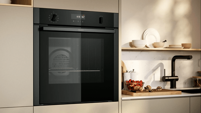 Neff 60cm Smart Built-In Oven with 8 Functions - Graphite Grey (B6ACM7AG0A)