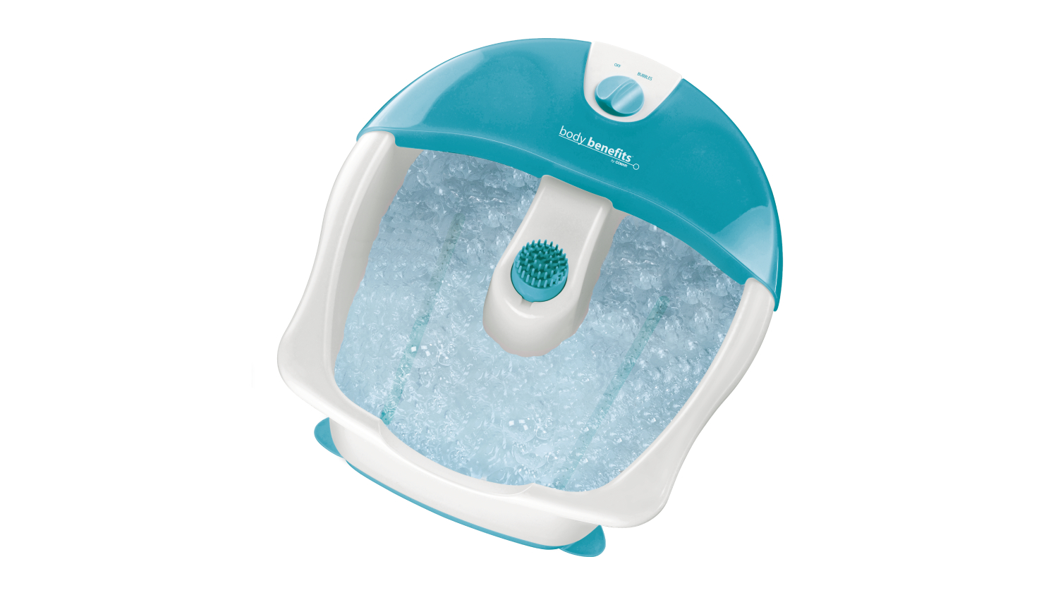 Conair Body Benefits Bubbling Hydro Foot Spa - White/Teal (CGP8A)