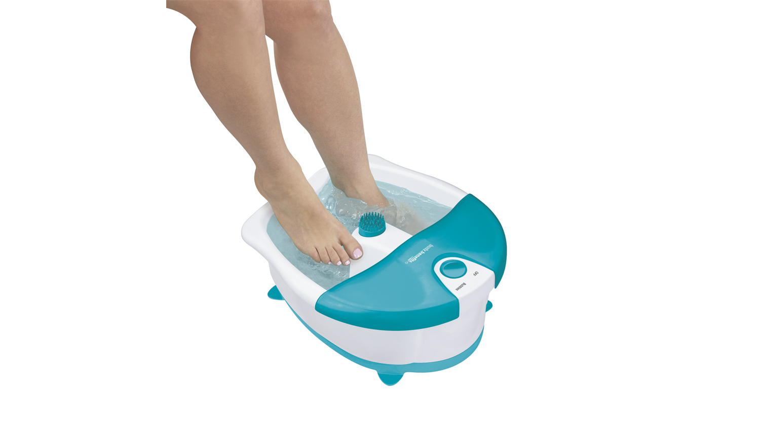 Conair Body Benefits Bubbling Hydro Foot Spa - White/Teal (CGP8A)