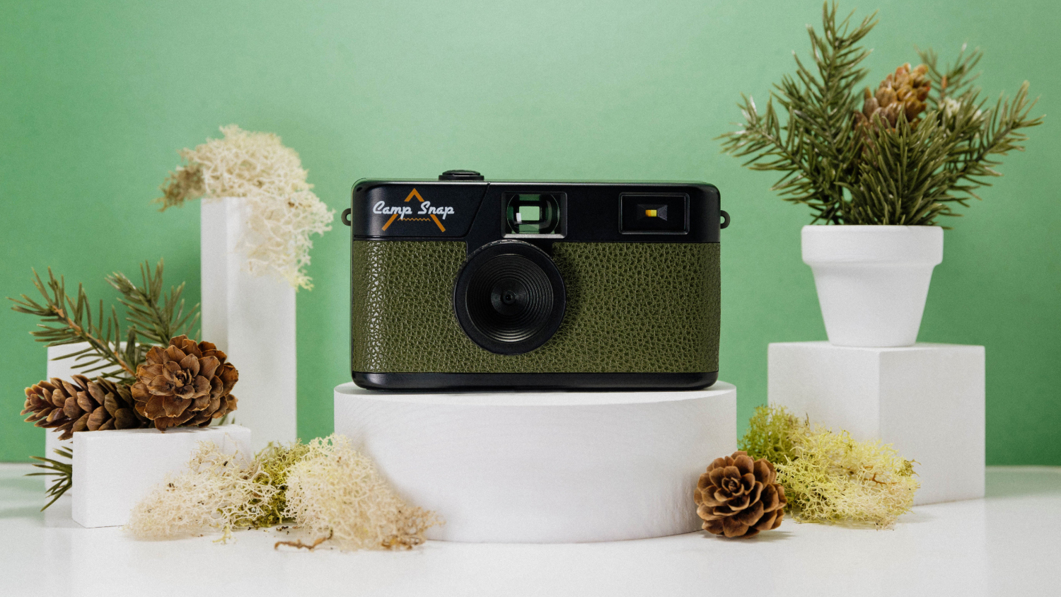 Camp Snap Compact Digital Camera - Forest Green