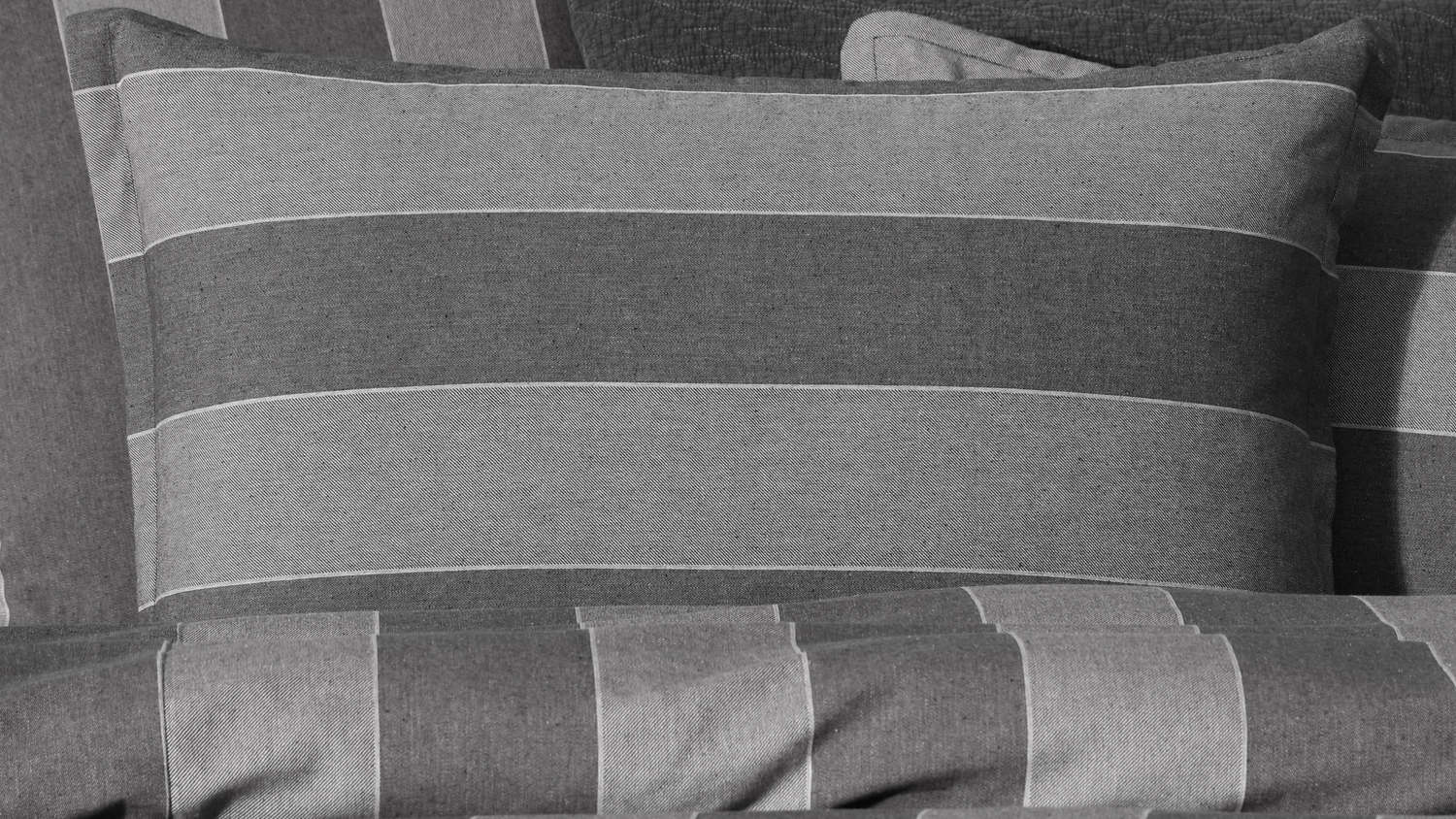 Thatcher Charcoal Duvet Cover Set by Private Collection