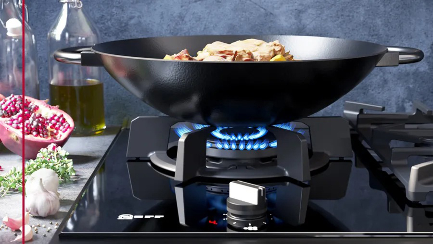 Neff 90cm 5 Burner Gas Cooktop - Black Glass (T29TA79N0A)