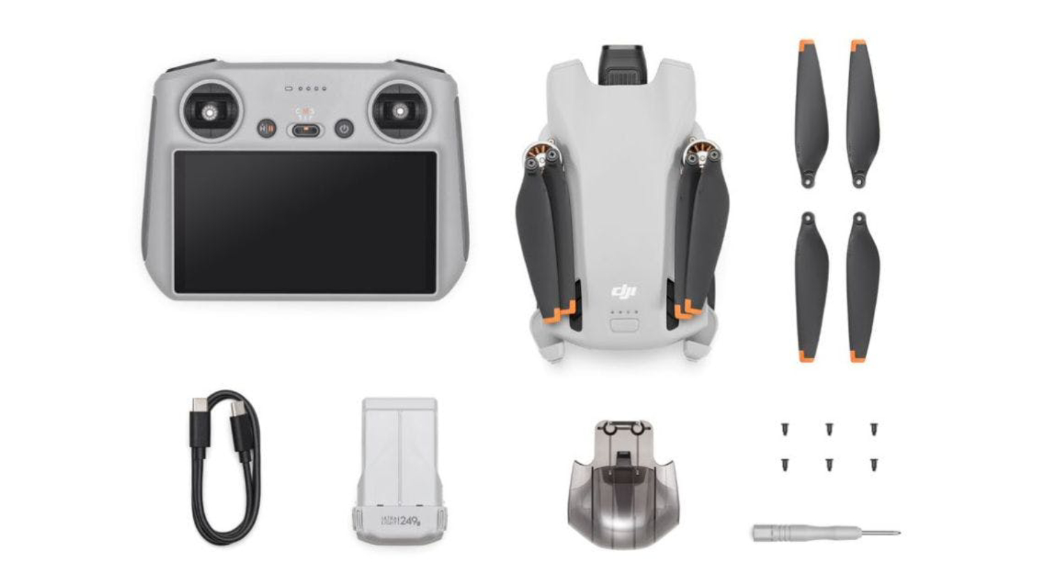 DJI Mini 3 4K Camera Drone w/ 5.5" HD Display Remote