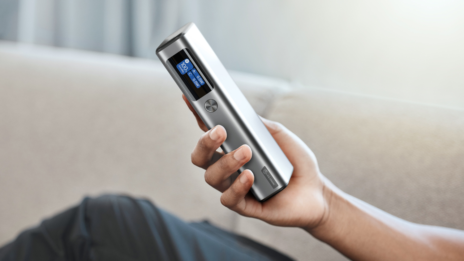 Alogic Ruck 20,000mAh Power Bank with 130W USB-C Charging - Silver (R20KPB130W)