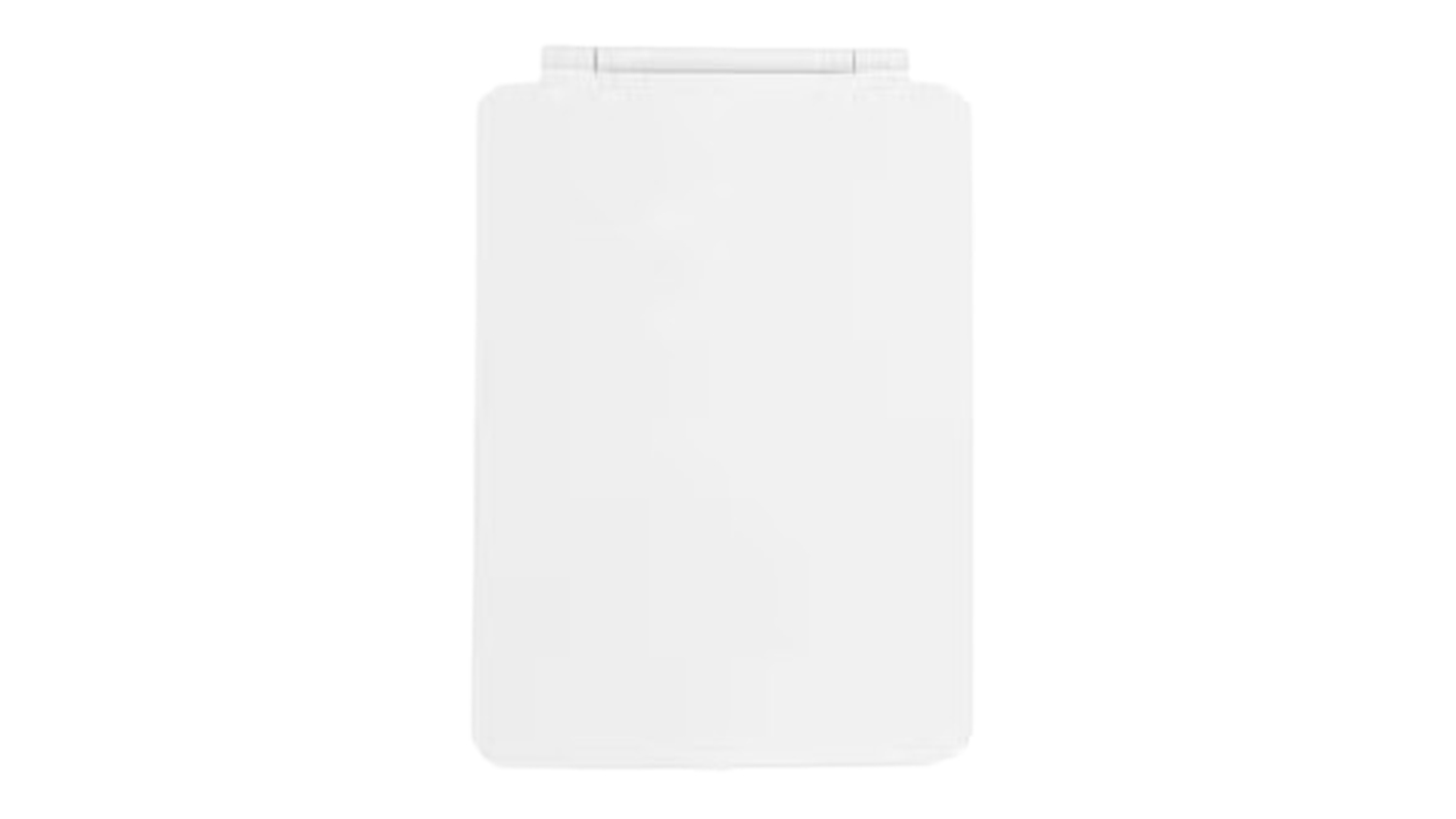 Kmall Recharable LED Travel Mirror with Temperature, Brightness Control - White