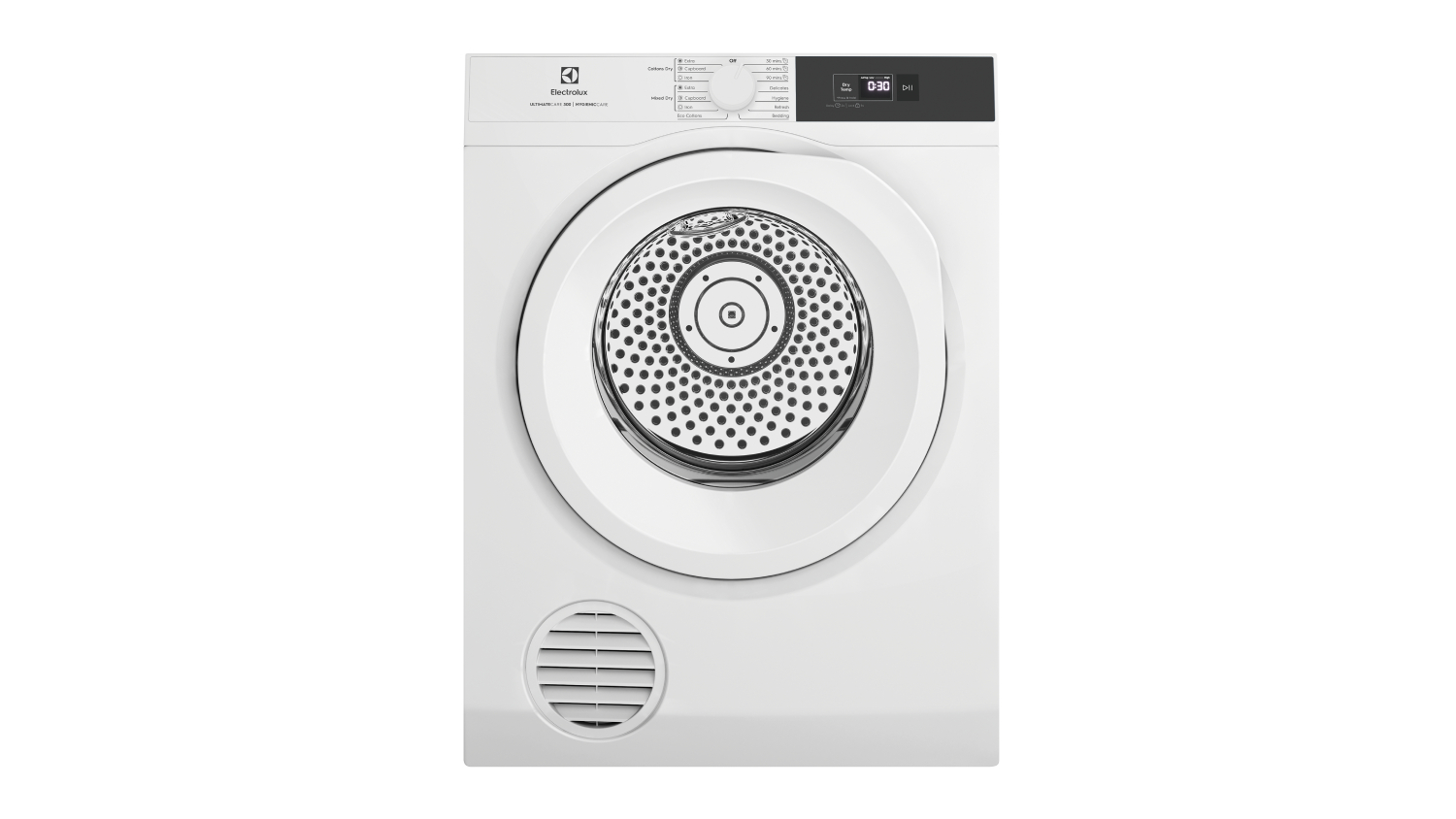Electrolux 7kg Sensor Vented Dryer with 9 Programs - White (EDV705H3WC)