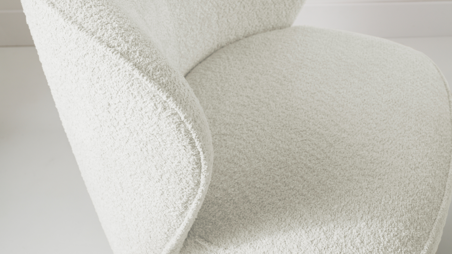 Zali Swivel Accent Chair - White