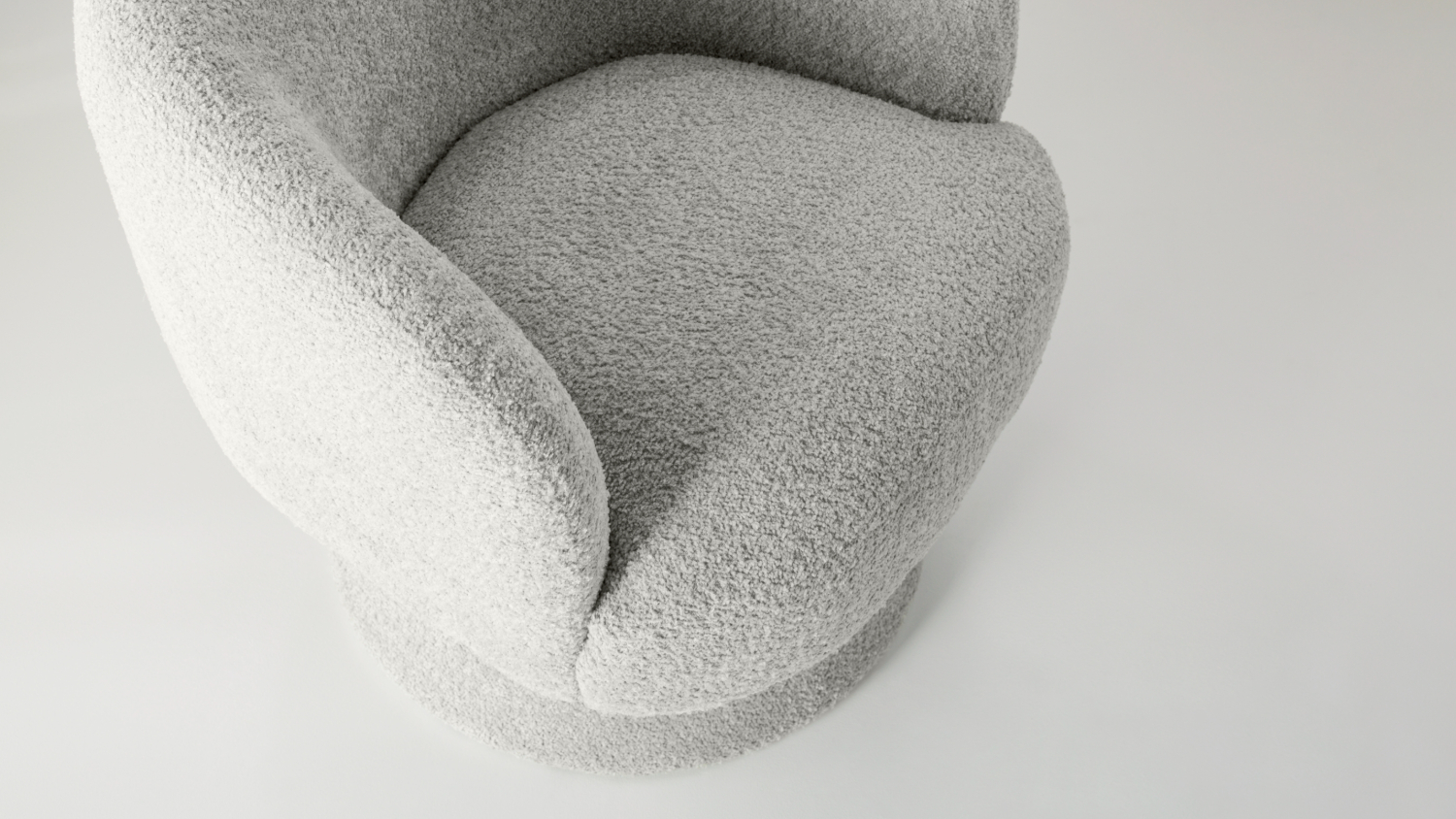 Zuri Swivel Accent Chair - Grey