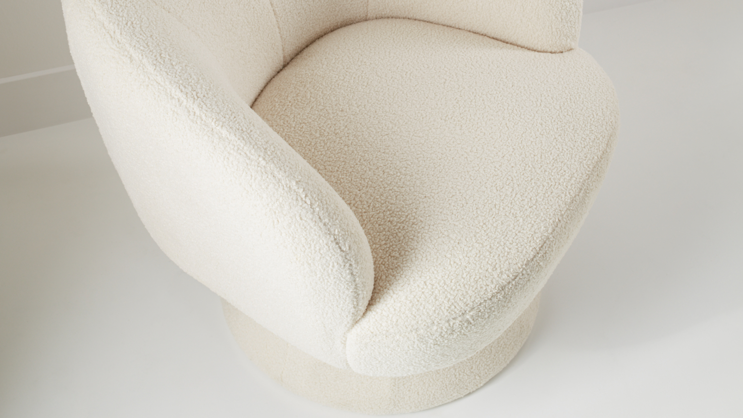 Zuri Swivel Accent Chair - Nude